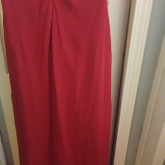 Poly Usa Red Sweetheart Sleeveless Maxi Sundress - Picture 14 of 17